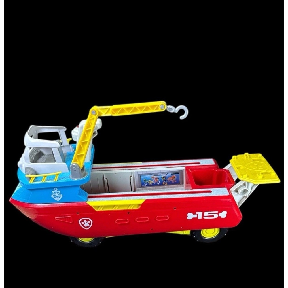 Paw Patrol Sea Patrol - Sea Patroller Transforming Boat Vehicle Only - Works